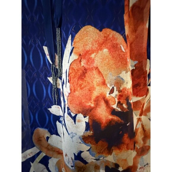 Soft Surroundings Dress SZ Large Boho Chic Orchid Sheer - Picture 4 of 7